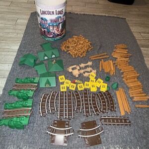 The Original Lincoln Logs Woodland Express Original Container Missing Pcs 2008